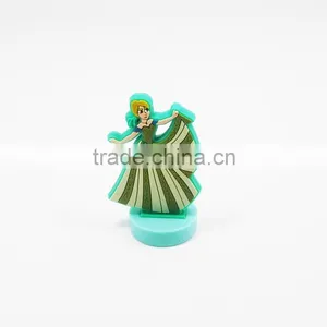Cartoon Fairy Figure Silicone Plastic Action Figures Marvel Dancing Figures Silicone Cartoon Rubber Stamp thumbnail-1