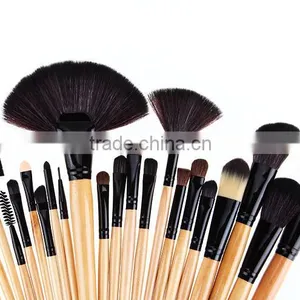 24 Pcs Professional Cosmetic Powder Eyeshadow Blush Kit Makeup Brushes Set thumbnail-6