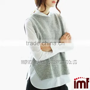 Mongolian Cashmere Sleeveless Sweaters and Vests Patterns & Knits thumbnail-1