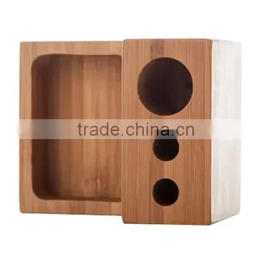 Personalized Bamboo Desk Accessories, Bamboo Pen Pot thumbnail-5