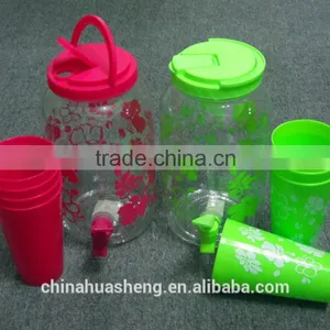 1G 3800 BPA FREE Jar Buffet Plastic Juice Jar PET Water Jar Custom Logo Custom Color thumbnail-4