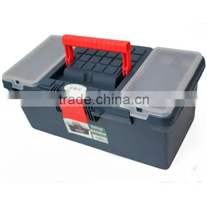 LAOA 12.5 Inch Hardware Economic Tool Case With Components Accessories Grids thumbnail-2
