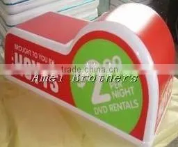 3D Vacuum Forming Red PMMA Lightbox thumbnail-2