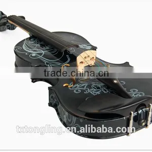 Handmade Student Violin With Flower Design TL-HB1314 thumbnail-3