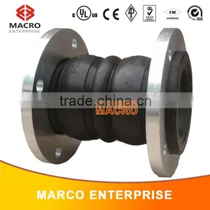 Twin Sphere With Stainless Steel Flange Rubber Joint thumbnail-1
