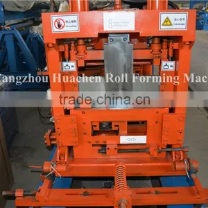 Hydraulic Cutting Steel Profile Channel Shape Metal C Purlin Roll Forming Machine thumbnail-4