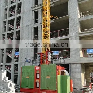 High Quality SS100/100 Rack and Pinion Material Hoist,Building Lift for Lifting Materials thumbnail-5