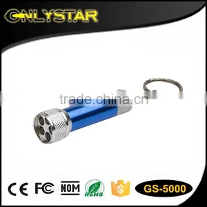 Aluminium Led Mini Flashlight Led Torch Keyring, Chinese Led Flashlight Keychain, Cheap Keychain Led Flashlight Wholesale Supplier's Choice thumbnail-1