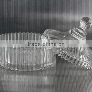 Scented Soy Candles in Crystal Container With Lid thumbnail-1