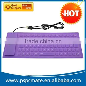 85keys Silicon Waterproof Flexible USB Wired Keyboard thumbnail-2