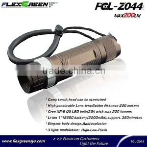Rechargeable 18650 Led Emergency Flashlight thumbnail-3