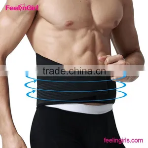 High Quality Black Waist Trimming Latex Corset Men thumbnail-3