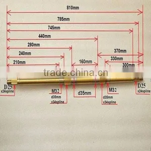 Rear Axis of 250cc ATV Spare Parts thumbnail-1
