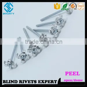 HIGH QUALITY OPEN END MANUFACTURER ALUMINUM BLIND PEEL TYPE RIVETS thumbnail-4