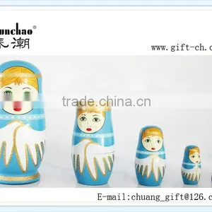 Wooden Russion Nesting Doll thumbnail-1