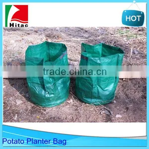40L Green Potato Grow Bag Planter With Pockets,Round Garden Planter Bags thumbnail-5