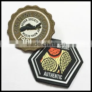 Brand Woven Badges, Hot Sales Woven Patches, Any Pantone Colors thumbnail-4