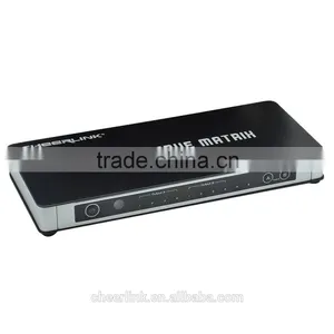 HDMI V1.3a Hdmi Matrix 4x2 Full hd 1080p/Remote Control via Rs232 /black thumbnail-2