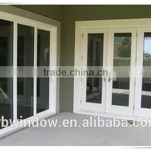 Big Size 3 Panel Pvc Sliding Triple Glass Doors thumbnail-2