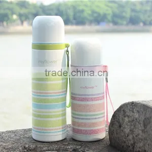 Oem Diller Leakproof Portable Rainbow Pinstripe Stainless Steel Flask thumbnail-6