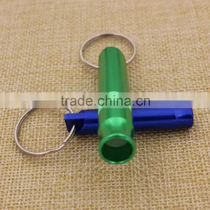 Wholesale Cheap Custom Aluminum Whistle Keychain thumbnail-2