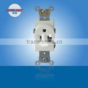 20A 125V Single PC Material Power Wall Socket thumbnail-1