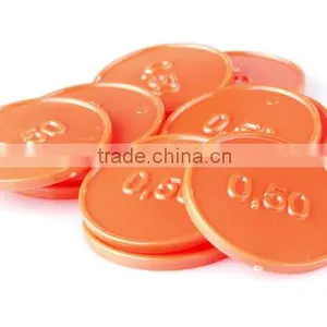 Cheap Plastic Token / Customized Logo / Text and Picture thumbnail-1