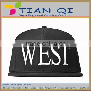 Big Letters Embroidery 5 Panel for Wholesale Attractive Flat Brim Hats thumbnail-1