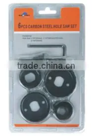 6Pcs High Carbon Steel Hole Saws Kit thumbnail-1