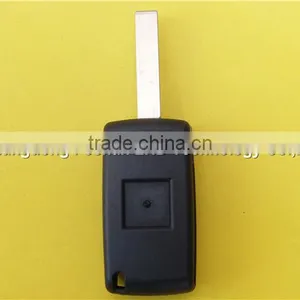 Car Folding Flip 2 Button Remote Key Blank Shell Case for Peugeot 407 Wholesale thumbnail-3