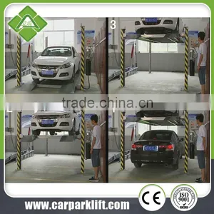 2 Floor 4 Columns Posts Car Parking Lift thumbnail-4