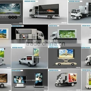 Outdoor Usage LED Advertising Vehicles, Ad Vans, Ad Trailers thumbnail-1