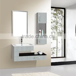 304 Stainless Steel Bathroom Vanity Factory W8022 Quality Choice thumbnail-1