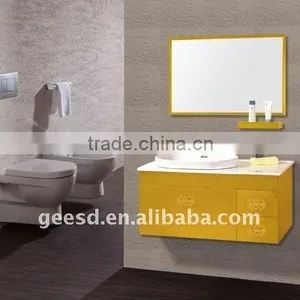 Newest Design Golden Stainless Steel Bathroom Cabinet GD1002 thumbnail-1