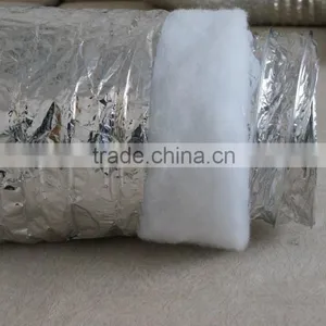 Double Foil Insulated Aluminum Flexible Air Duct With 16Kg/m3 Glass Fiber thumbnail-2