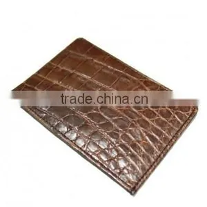 Crocodile Leather Card Clip Wallet SCRCW-008 thumbnail-2