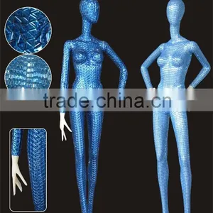 Covered Blue Diamonds Full-Body Female Mannequin thumbnail-1