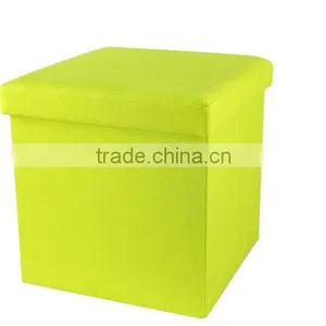 Casual Foldable Storage Ottoman Seat thumbnail-1