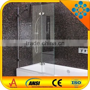 304 Stainless Steel Frameless Sliding Shower Screen Glass thumbnail-1