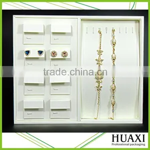 Guangzhou Factory White Leather Jewelry Display Tray thumbnail-2