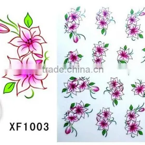 2016 Newest XF Series Water Nail Art Sticker Transfer Printing Water Decals Nail Art Decoration Quality Choice thumbnail-4