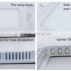 China 100-240V AC Panel Led Light 12w Led Commercial Lighting for Office thumbnail-3