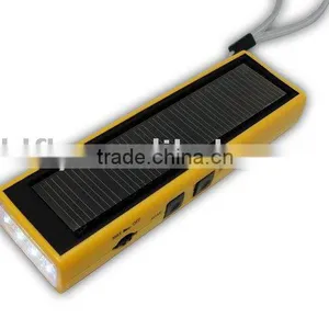 Solar Flashlight (GF-YB003a) (solar Led Flashlight/solar Key Chain Light) thumbnail-1
