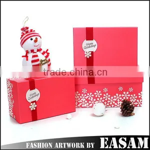 Wholesale Gift Box Snowflake Small Square Shape Decorative Christmas Gift Boxes thumbnail-1