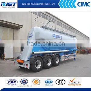 CIMC Aluminum Alloy Vertical Powder Tank Semi Trailer/powder Tank Trailer/bulk Cement Tank Trailer thumbnail-4