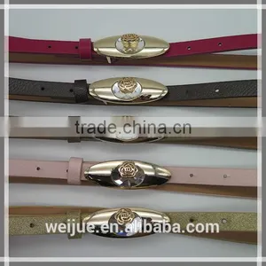 Fashionable Skinny Belt With Flower Glass for Women thumbnail-1
