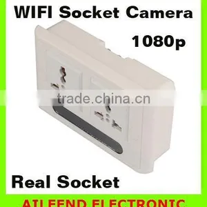 Real Power Socket Wifi Camera ,H.264 -1080P Remote Wireless Hidden Camera Wifi Socket thumbnail-1