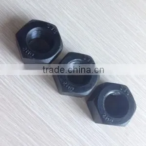High Quality 2h Heavy Hex Nut Black Finish thumbnail-6