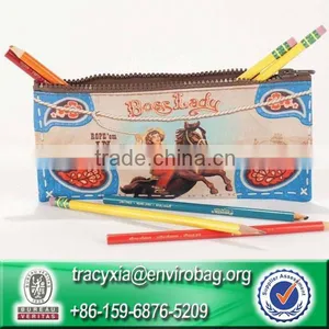 Unique pp Woven Zipper Lock Pencil Case thumbnail-1