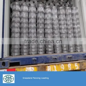 Hot Dipped Galvanized Wire 12 1/2 48"x100' Non Climb Field Fence for Grassland Fence thumbnail-5